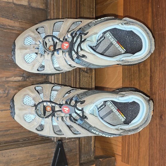 Merrell Chameleon II Web Leather Waterproof Hiking Shoes, W Size 8 - Picture 3 of 16